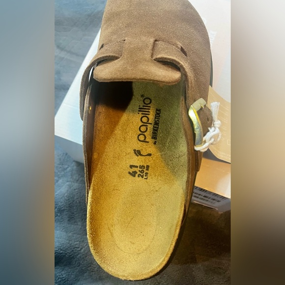 🔥 Birkenstock Boston Chunky Suede Leather Platform Clog - Picture 2 of 9
